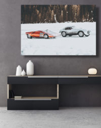 Photographies Lancia Stratos et Ferrari Uovo