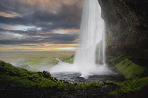 Photographie ISLANDE "Seljalandsfoss"