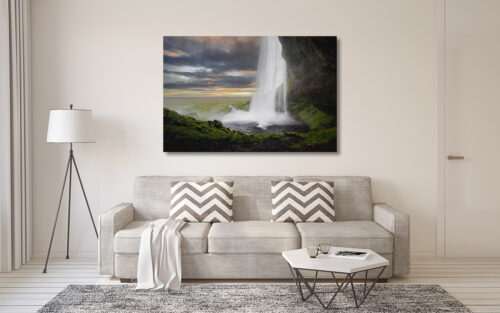 Photographie ISLANDE "Seljalandsfoss"