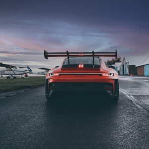 Photographie Porsche GT3 RS and Sunrise