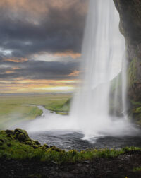 Photographie ISLANDE "Seljalandsfoss"