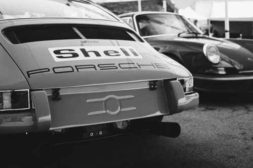 Photographie Noir et Blanc Porsche 911 Vintage