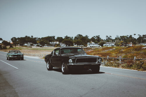 Photographie Vintage de Ford Mustang